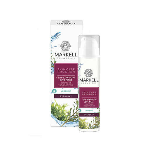 Markell, Гель-комфорт для лица Everyday «Морские водоросли», 50 мл