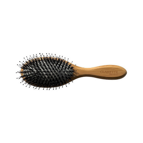 Clarette, Щетка для волос Bamboo, со смешанной щетиной на подушке