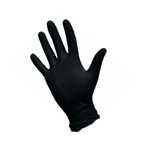 Nitrimax, Перчатки нитриловые черные, размер L, 100 шт