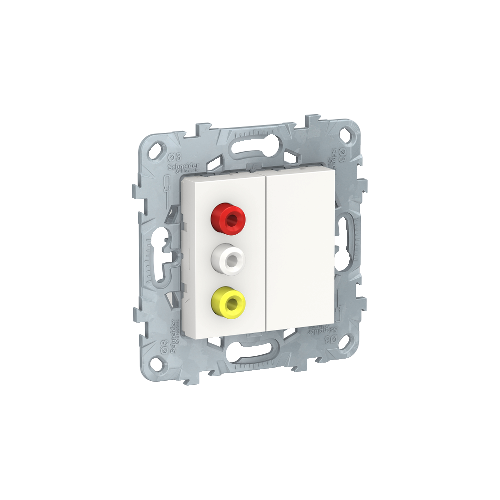 Розетка 3 RCA, Белый Schneider Electric NU543118