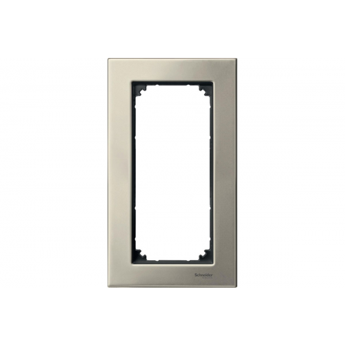  Рамка M-Elegance Титан 2-постовая Merten MTN403805