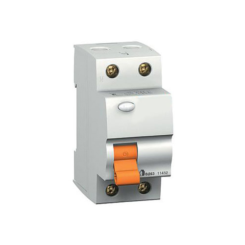  Дифф. выключатель нагрузки вд63 2п 63A 30mA ас, испания , Schneider Electric 11455