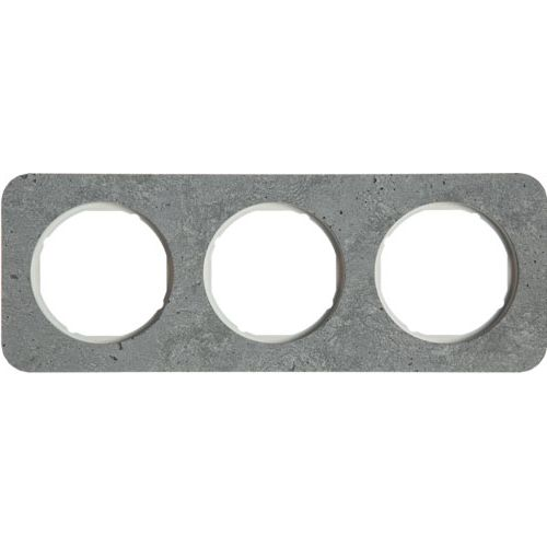  Рамка R.1 Бетон, белый 3-постовая Berker 10132379