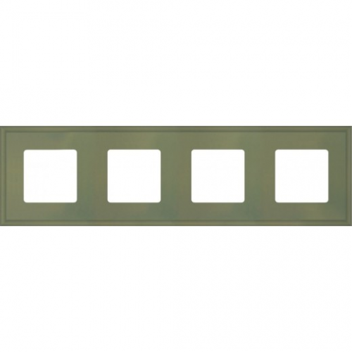 Рамка New Marco Green olive 4-постовая Fede FD01604GO