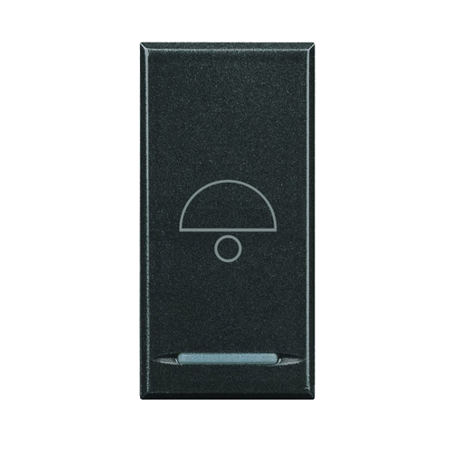  Axolute Кнопка 1Р (NO) 10 АX 250 В~ с символом «звонок» Bticino HS4055B