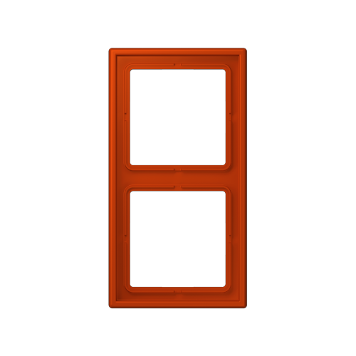  Рамка Les Couleurs Le Corbusier Rouge vermillon 2-постовая Jung LC9824320A
