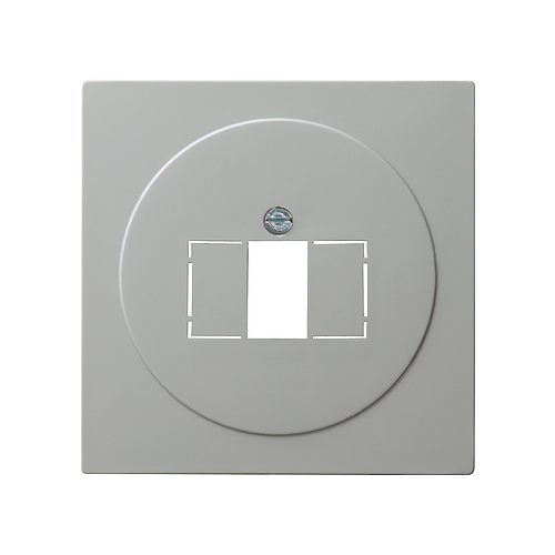  Накладка телефонной розетки TAE+Стерео+USB Серый Gira S-color 027642