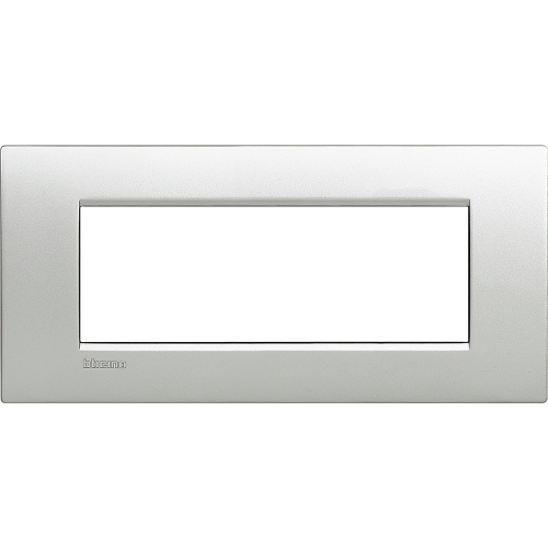  Рамка LivingLight Air Алюминий 7 модулей Bticino LNC4807TE