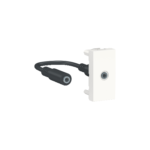  Розетка Minijack, 1 Модуль, Белый Schneider Electric NU343318