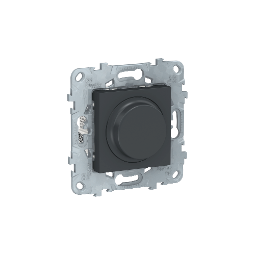  LED светорегулятор Wiser повор-наж, универсальный 7-200Вт, Антрацит Schneider Electric NU551654