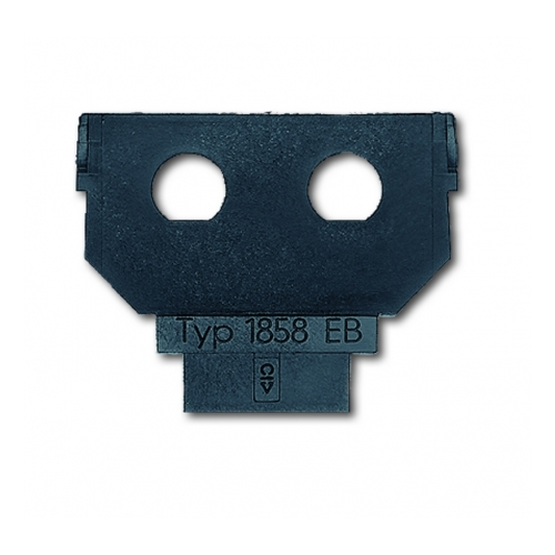  (1858 EB), Суппорт (цоколь) для 2-х штекеров BNC, ABB 1764-0-0091