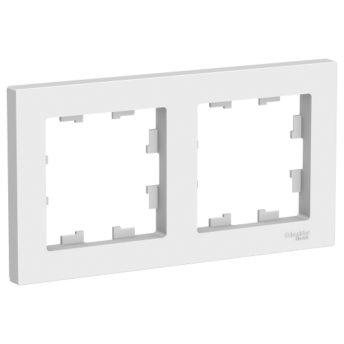  Рамка AtlasDesign Белый 2-постовая Schneider Electric ATN000102