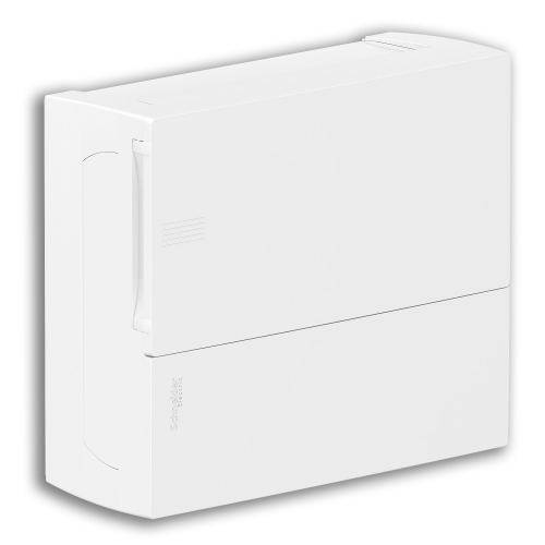  MINI PRAGMA щит навесной с белой дв. 1ряд/12мод,ip40,ik07,63а,2 клеммы,Италия, Schneider Electric MIP12112