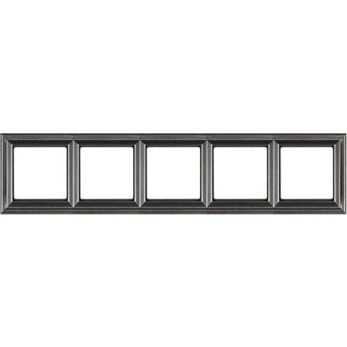  Рамка ECO Profi Deco Антрацит 5-постовая гор/верт. Jung EPD485AN