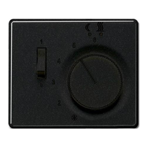  SL 500 Черный Накладка регулятора теплого пола(мех.FTR231U) Jung SLFTR231PLSW