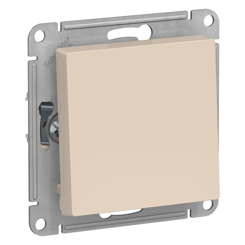  Atlasdesign Выключатель с самовозвратом, сх.1, 10АХ, механизм, Бежевый Schneider Electric ATN000215