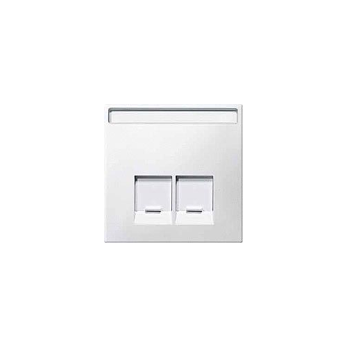  Центр.плата для розетки schneider electric,2п белый Merten MTN466619