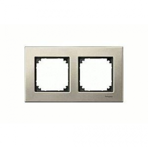  Рамка M-Elegance Титан 2-постовая Merten MTN403205