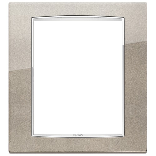 Рамка Eikon Chrome Classica Титан матовый 8 модулей Vimar 20668.C14