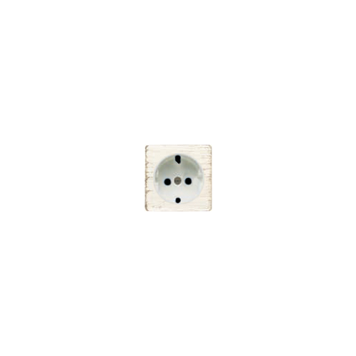  Обрамление розетки 2К+З белый, цвет White Decape FEDE FD04335BD