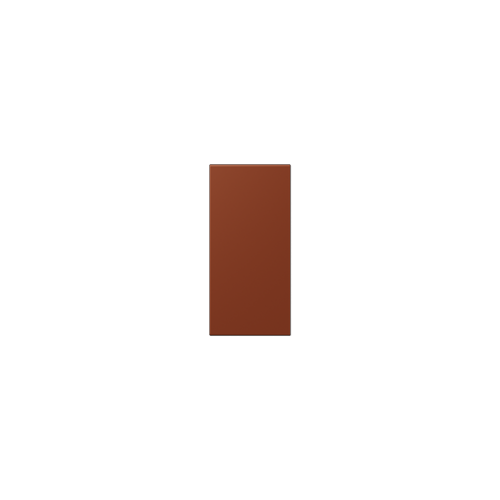  Les Couleurs® Le Corbusier Накладка для кнопочного модуля F 50 в цвете кнопок terre sienne brulee 59 Jung LC50NA4320D