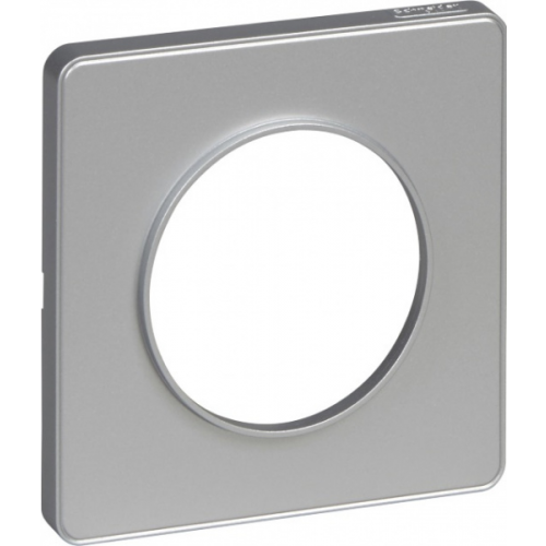  Рамка Odace Алюминий 1-постовая Schneider Electric S53P802
