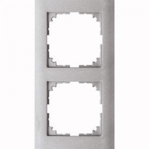  Рамка M-Pure Алюминий 2-постовая Merten MTN4020-3660