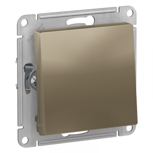  Atlasdesign 1-клавишный Переключатель, сх.6, 10АХ, механизм, Шампань Schneider Electric ATN000561