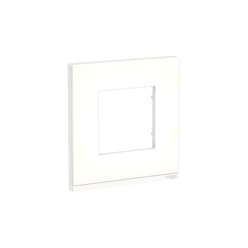  Рамка Unica Pure Белый матовый 1-постовая Schneider Electric NU600289