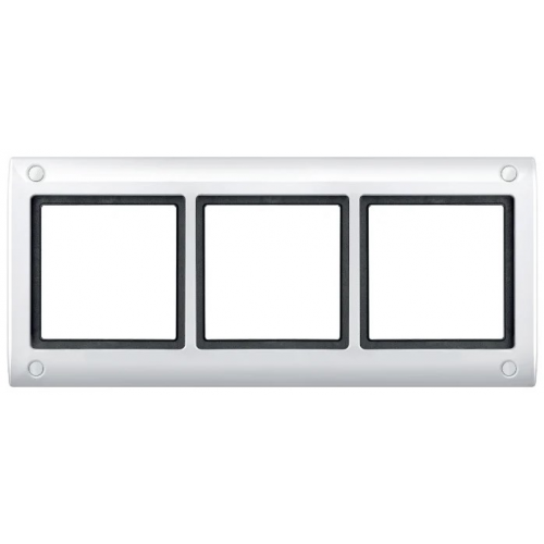  Рамка Aquadesign Полярный белый 3-постовая Merten MTN401319