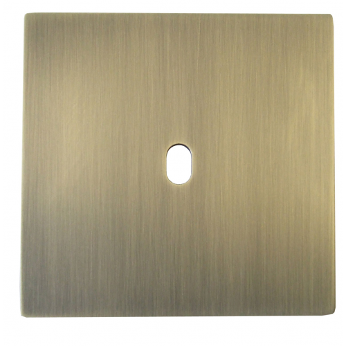  Fontini 5.1 Четверная панель для 3 GERMAN SOCKETS+PUSHBUTTON, ANTIQUE BRONZE, кольцо ANTIQUE BRONZE 90GXX770