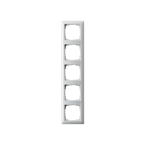  Рамка Standard 55 Белый глянцевый 5-постовая Gira 021503