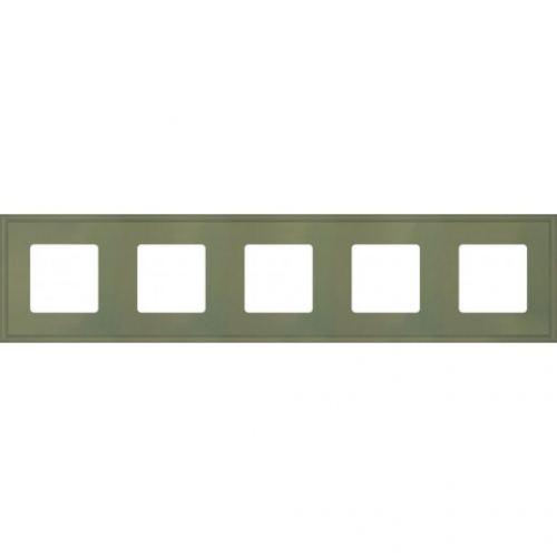  Рамка New Marco Green olive 5-постовая Fede FD01605GO