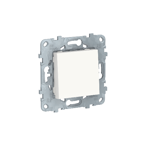  Выключатель 1-клавишный, кнопочный, сх. 1 10 A, Белый Schneider Electric NU520618