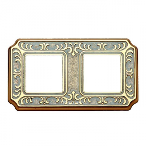  Рамка Siena White Patina 2-постовая Fede FD01352OP