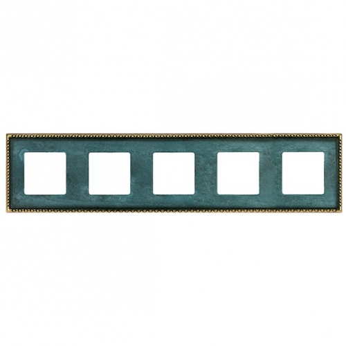  Рамка Toledo Oxyde Green 5-постовая Fede FD01215VO