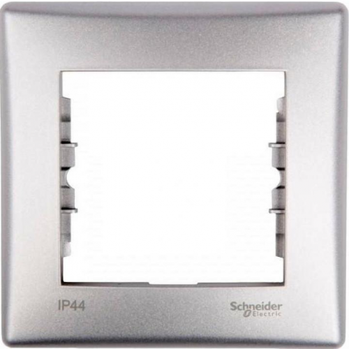  Рамка Sedna Алюминий 1-постовая Schneider Electric SDN5810160