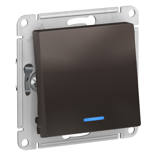  Atlasdesign 1-кл Переключатель с подсветкой, сх.6а, 10АХ, механизам, Мокко Schneider Electric ATN000663
