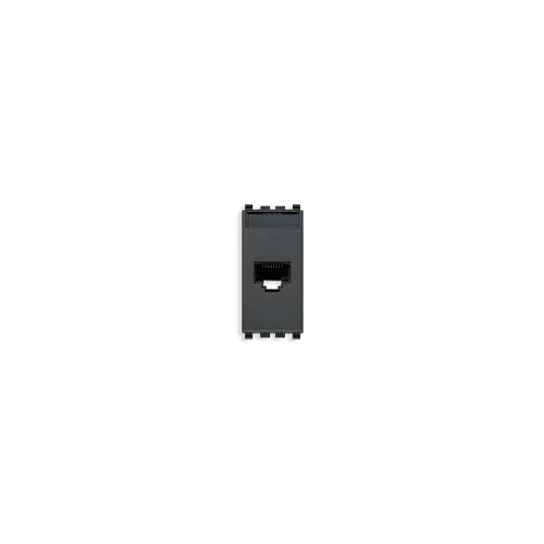  Розетка rj45 netsafe cat5e utp Vimar Eikon 20339.11