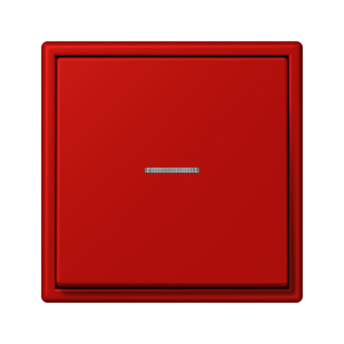  Les Couleurs® Le Corbusier Клавиша для выключателя/кнопки с окошком для подсветки rouge vermillon 31 Jung LC990KO532090