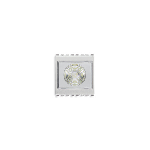  Аварийный электронный фонарь 120v, серебро матовое Vimar Eikon 20396.N