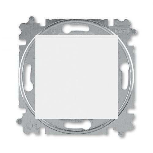 Выключатель одноклавишный ABB Levit белый / белый 3559H-A01445 03W 2CHH590145A6003