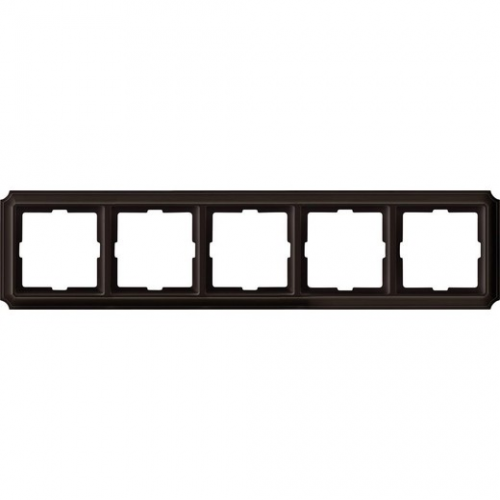  Рамка Antik Коричневый 5-постовая Merten MTN4050-4715
