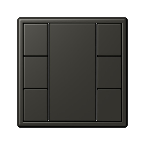  Les Couleurs® Le Corbusier KNX кнопочный модуль F 50 с тремя парами кнопок ombre naturelle 59 Jung LC503TSA4320R
