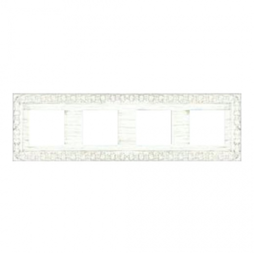  Рамка Provence White Decape 4-постовая Fede FD01224BD