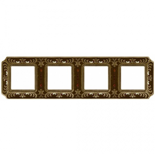  Рамка Siena Bright Patina 4-постовая Fede FD01354PBCL