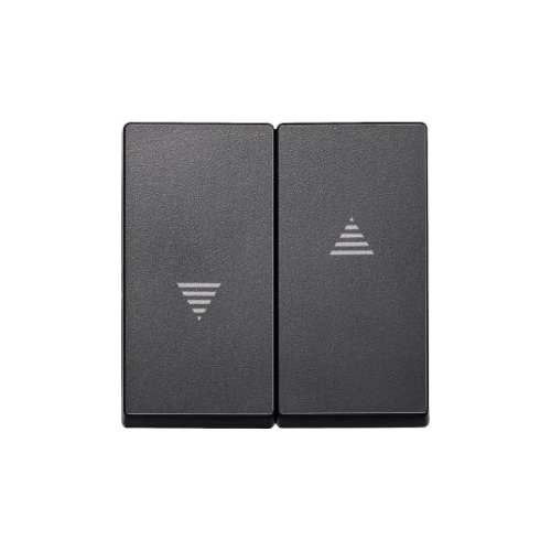  Клавиша x2 для жалюзи, антрацит Merten MTN435514