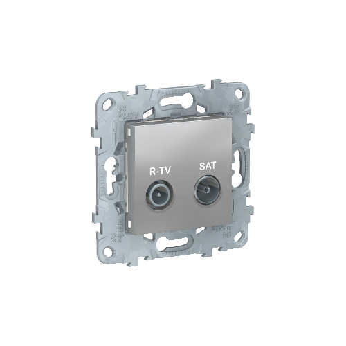  Розетка R-TV/SAT, одиночная, Алюминий Schneider Electric NU545430