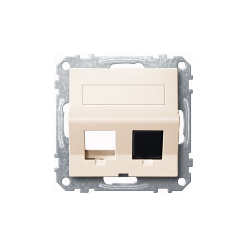  Наклонная плата для keystone RJ45 бежевый Merten MTN4568-0344