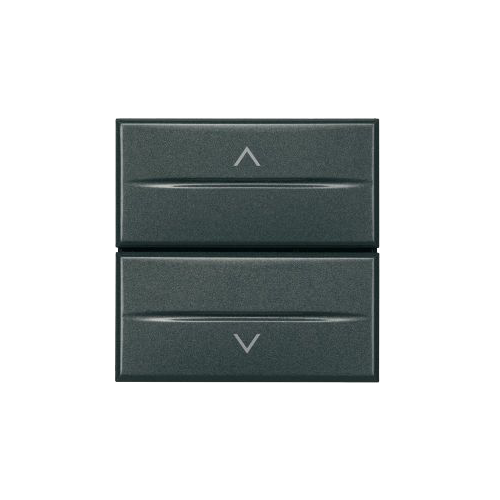  Axolute Кнопка двойная с блокировкой 1Р (NO) + 1Р (NO) 10 А 250 В~ – 2 модуля Bticino HS4037/2